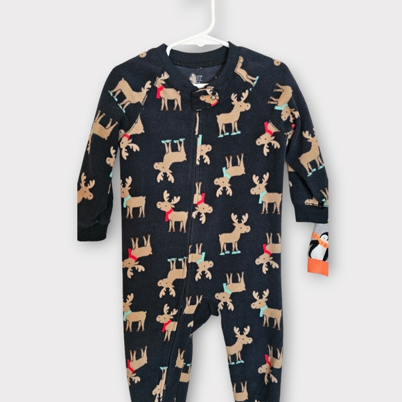 Carter's Pajamas Carters Fleece Footed Onesie Set Of 2 Size 2t